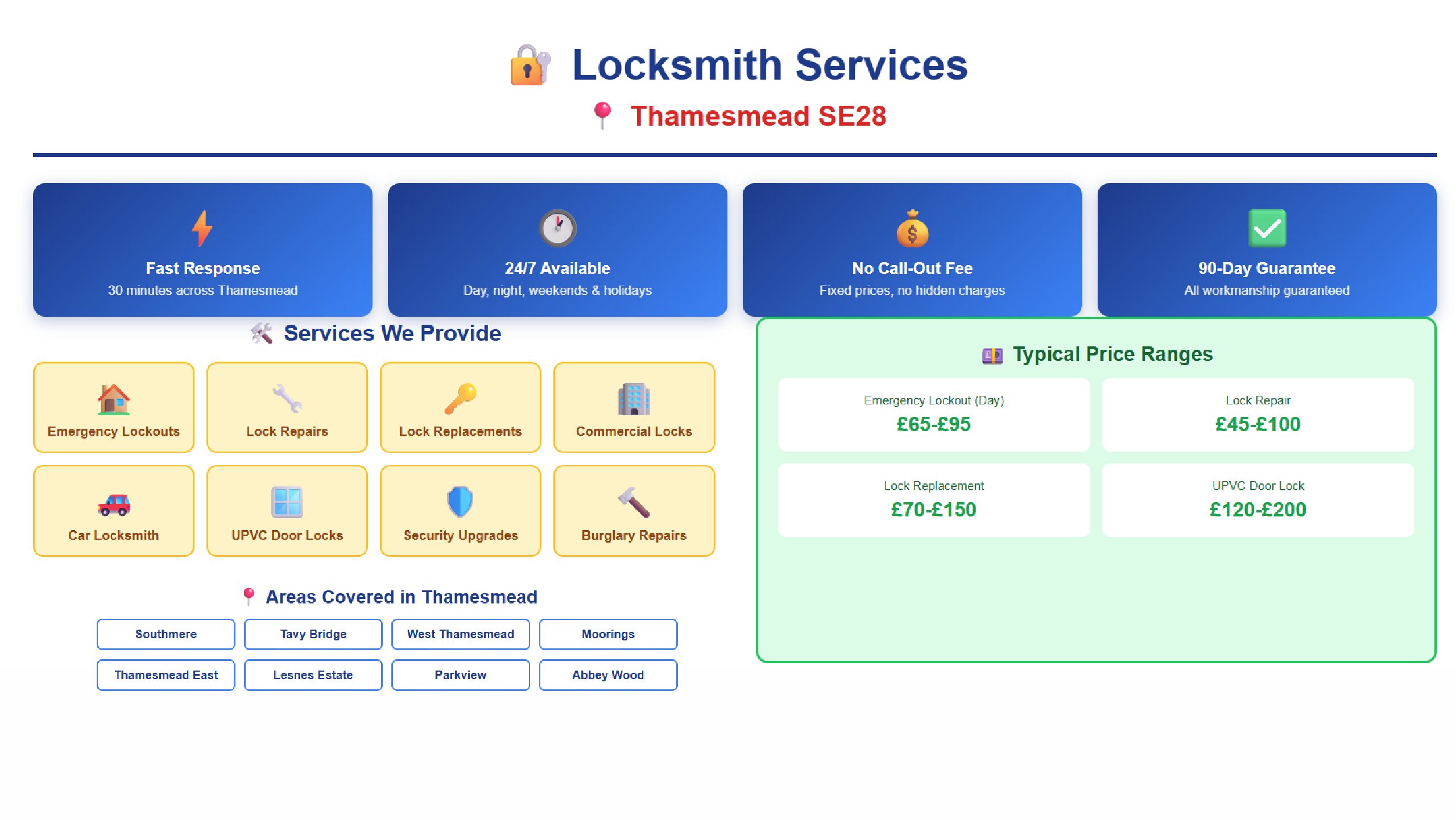 Searching for Trusted Locksmiths in Thamesmead? How to Find Fast, Affordable Help 24/7